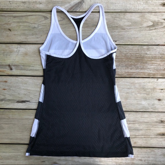 Nike White & Black Racerback Tank Top - Picture 2 of 8
